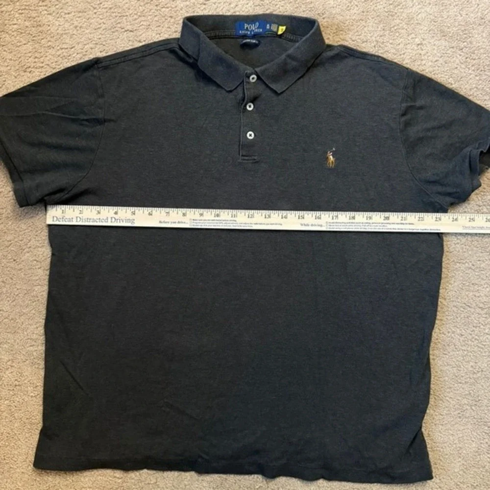Polo Ralph Lauren Flesh Pony Short Sleeve Navy Golf Polo‎ Size XL Preppy Polos